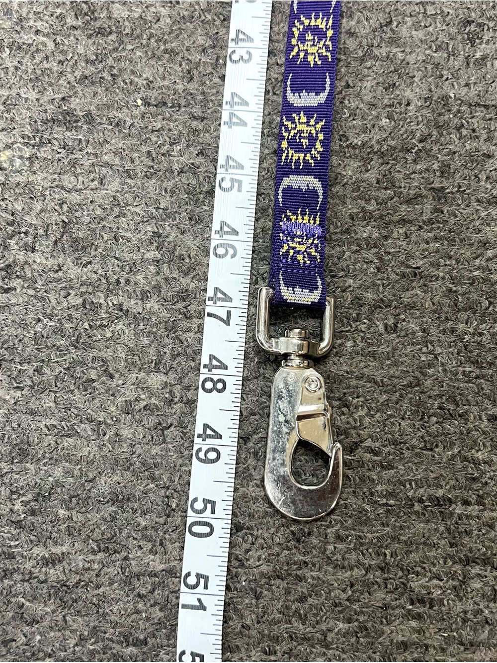 Purple Celestial Themed Nylon Pet Leash Sun Moon - Picture 4 of 4